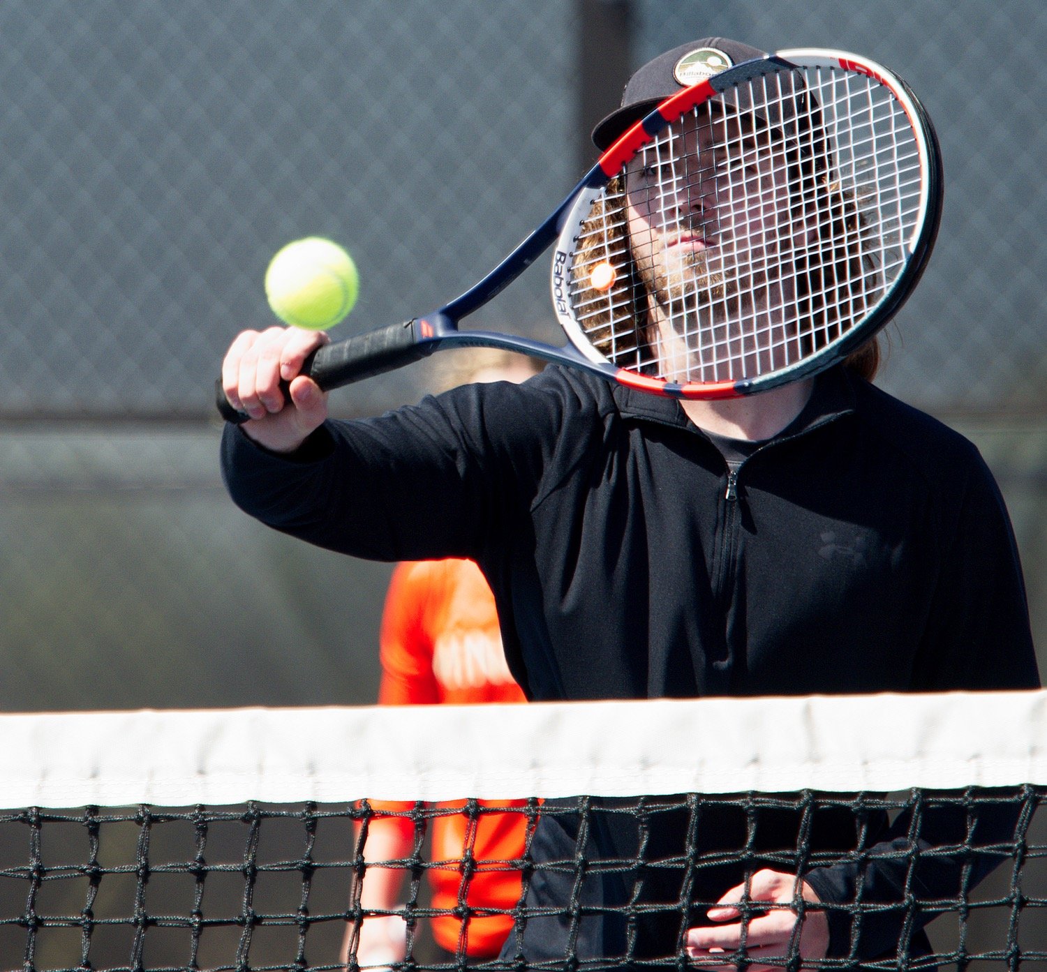 Jack Heard exhibits some solid net play, key to the match win that earned he and doubles parter Sunni Ruffin 2nd place medals and a trip to regionals. [view more volleys]